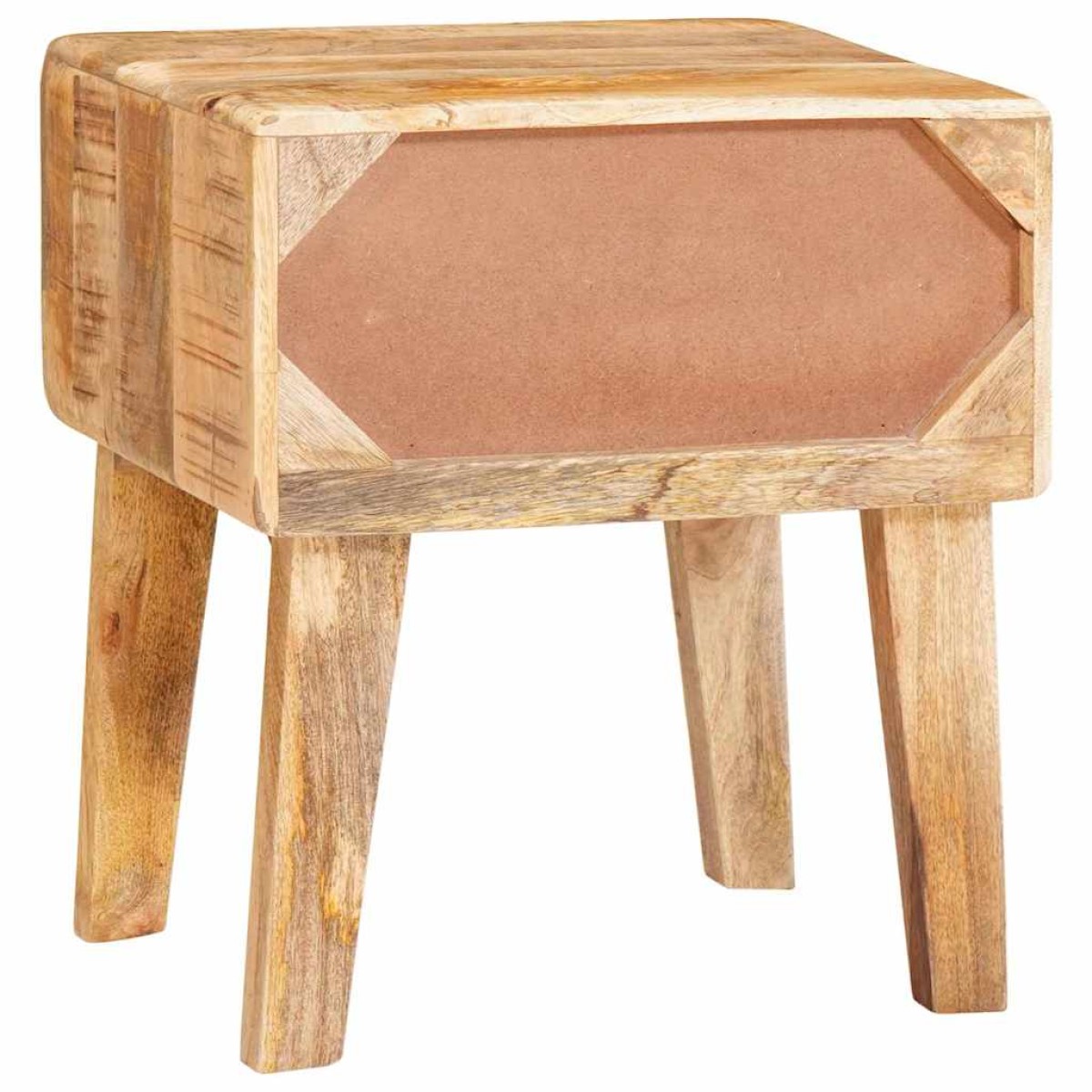 vidaXL End Table με συρτάρι Καφέ 40 x 32 x 46 εκ Στερεό ξύλο μάνγκο