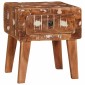 vidaXL End Table με συρτάρι Καφέ 40 x 32 x 46 εκ Στερεό Ανακτηθέν Ξύλο