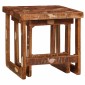 vidaXL Ένθετα τραπέζια 2 τμχ. Καφέ 46 x 46 x 45 εκ.