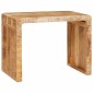 vidaXL End Table Καφέ 60 x 35 x 46 εκ. Στερεό ξύλο μάνγκο