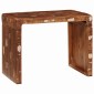 vidaXL End Table Καφέ 60 x 35 x 46 εκ. Στερεό Ανακτηθέν Ξύλο