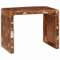 vidaXL End Table Καφέ 60 x 35 x 46 εκ. Στερεό Ανακτηθέν Ξύλο