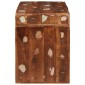 vidaXL End Table Καφέ 60 x 35 x 46 εκ. Στερεό Ανακτηθέν Ξύλο