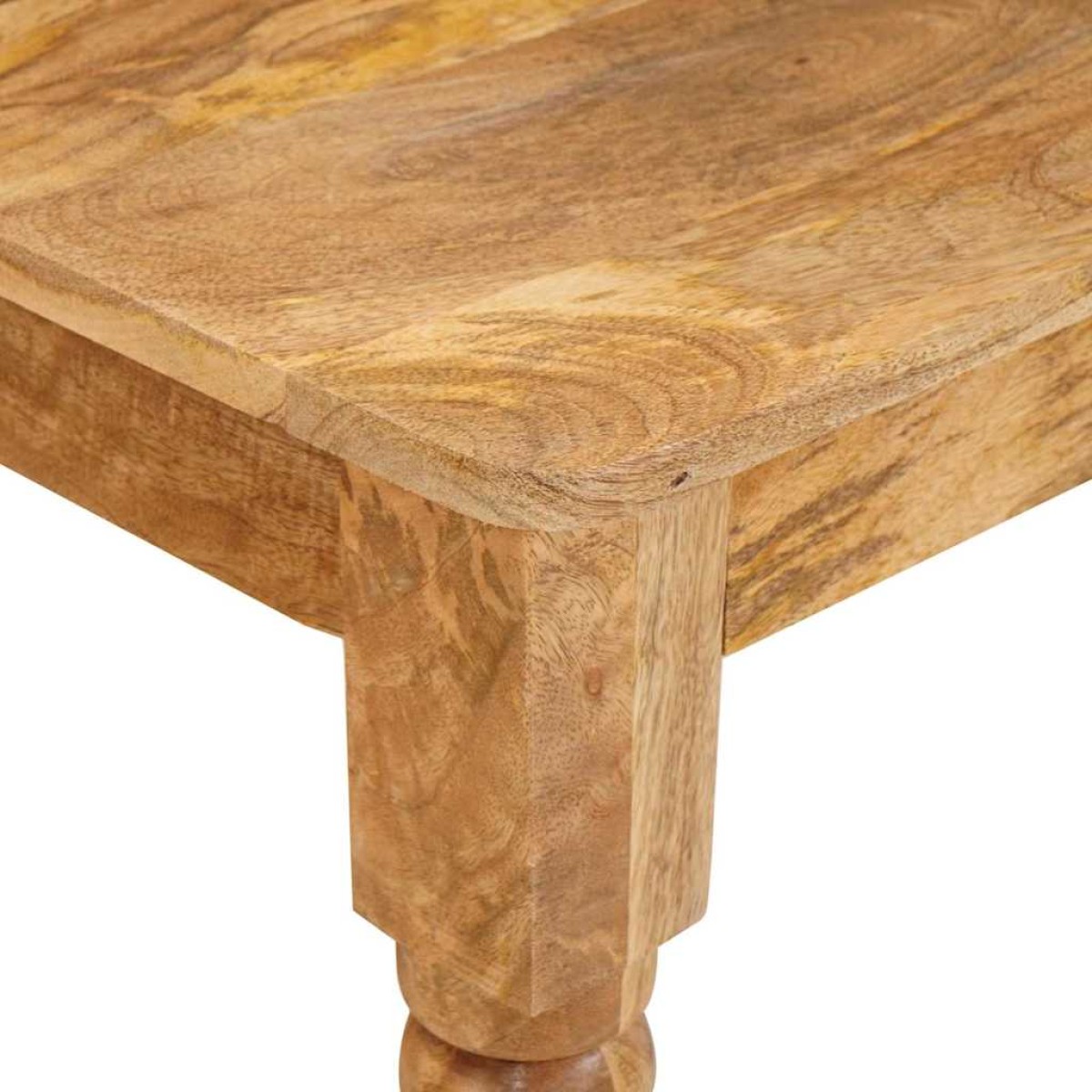 vidaXL Τραπεζάκι σαλονιού Καφέ 110 x 55 x 77 εκ Στερεό ξύλο μάνγκο