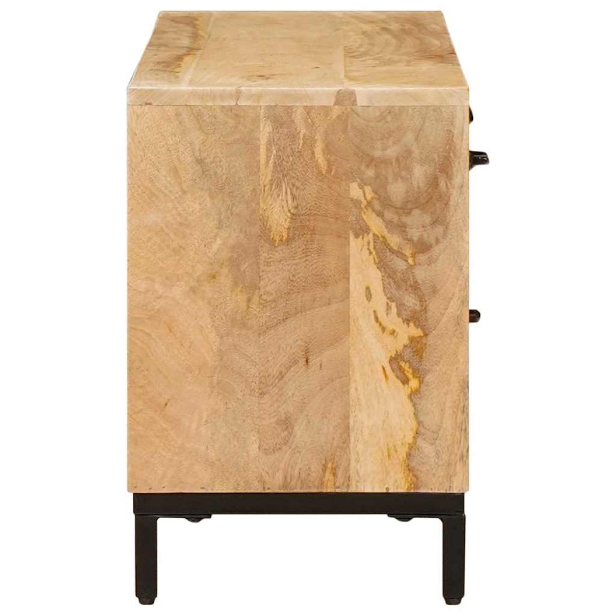 vidaXL Βάσεις Τηλεόρασης Καφέ 110 x 30 x 46 εκ. Στερεό ξύλο μάνγκο