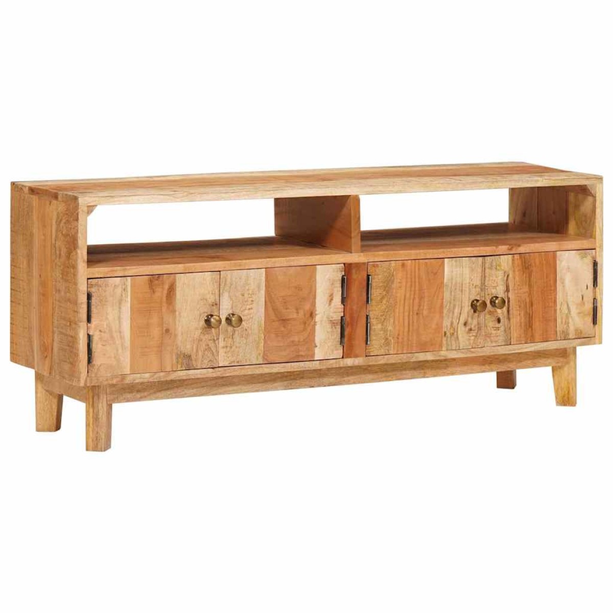 vidaXL Ντουλάπες Αποθήκευσης Καφέ 110 x 30 x 45 εκ. Στερεό ξύλο μάνγκο