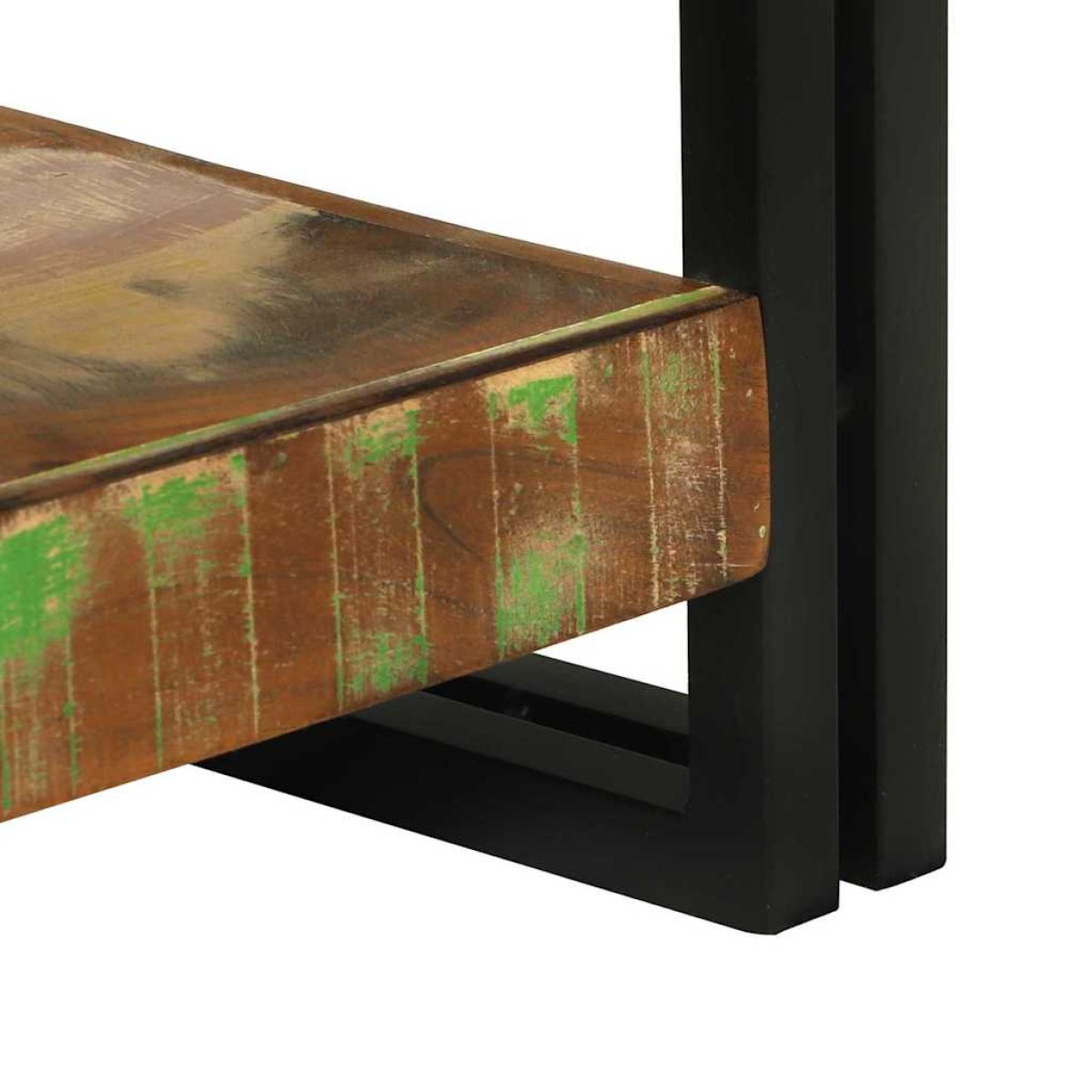 vidaXL Τραπέζι κονσόλας με ράφι 120 x 33 x 75 εκ Στερεό Ανακτηθέν Ξύλο