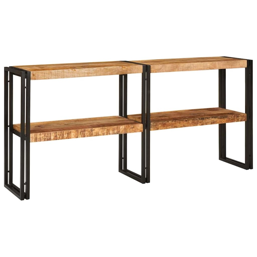 vidaXL Τραπέζι κονσόλας Καφέ 160 x 33 x 75 εκ. Στερεό ξύλο μάνγκο