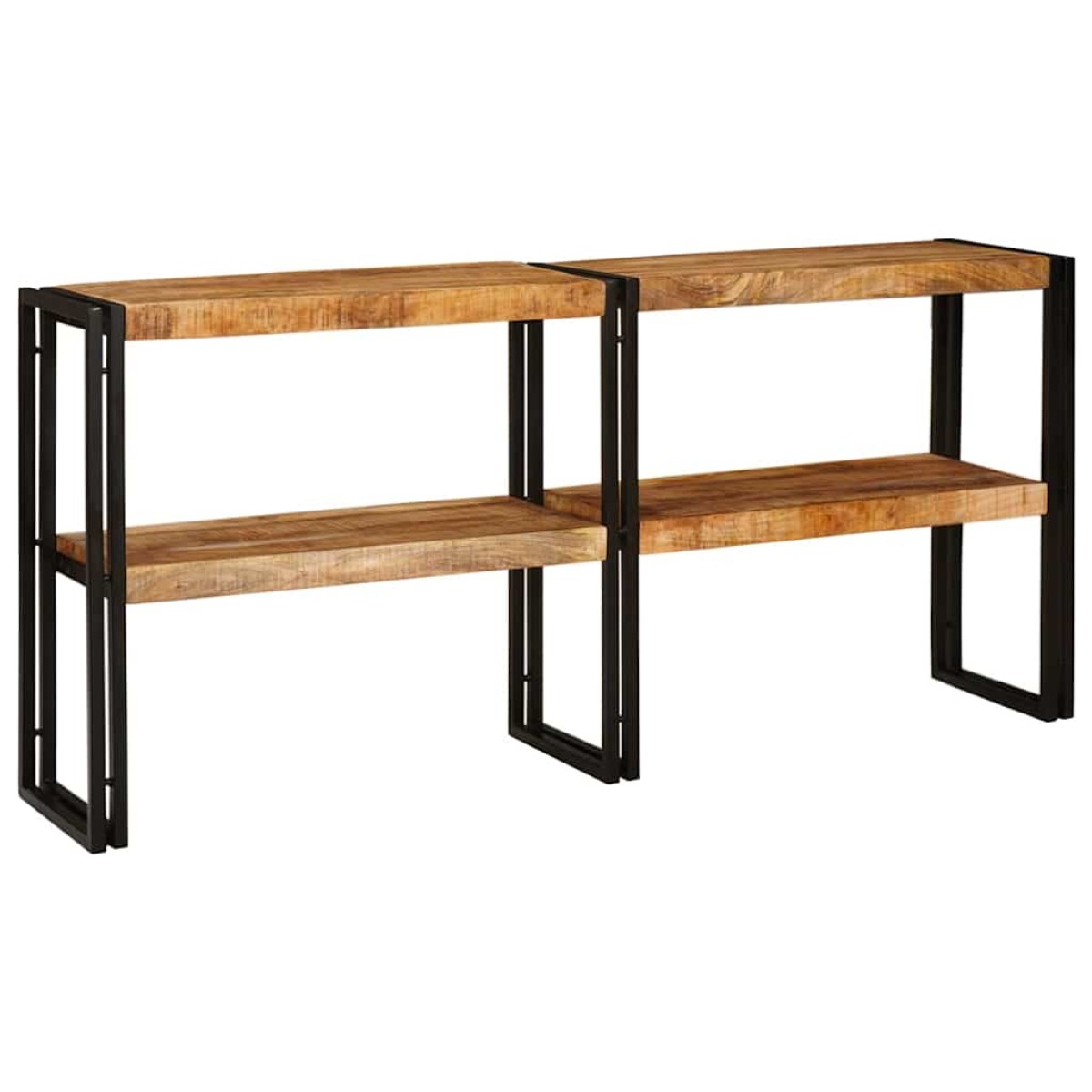 vidaXL Τραπέζι κονσόλας Καφέ 160 x 33 x 75 εκ. Στερεό ξύλο μάνγκο