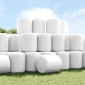 vidaXL Αγροτική ταινία τεντώματος Λευκό 25 μm 50 cm x 1800 m