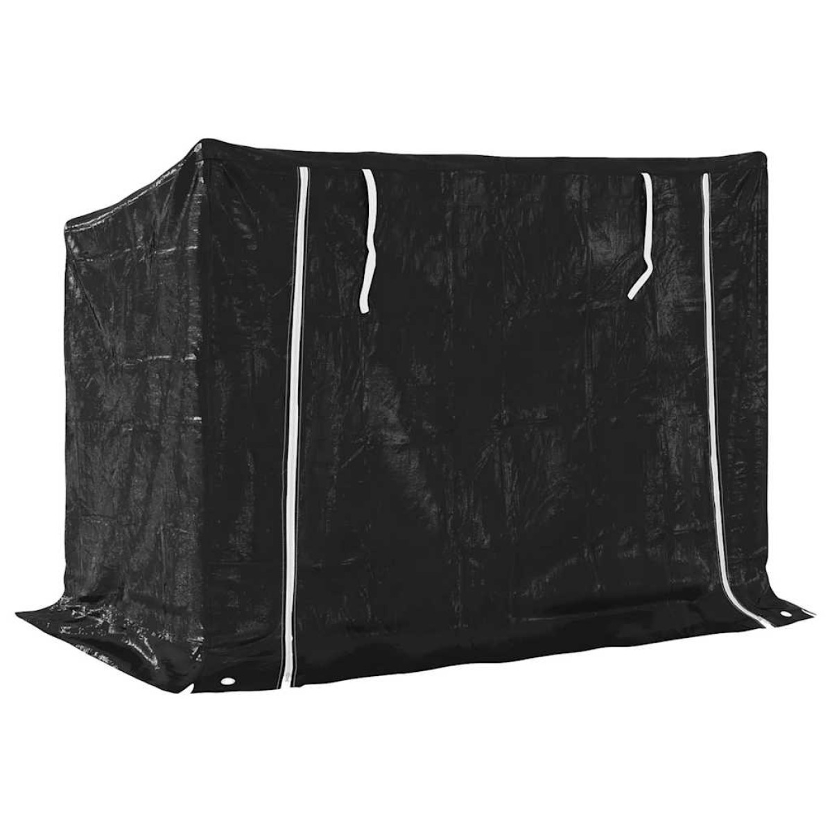 vidaxL Ράφι για καυσόξυλα με κάλυμμα βροχής 151x80,5x110,5 εκ.