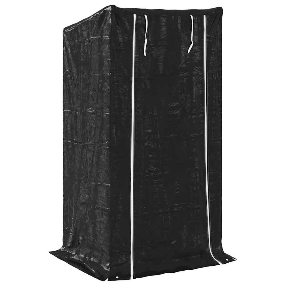 vidaxL Ράφι για καυσόξυλα με κάλυμμα βροχής 100x80x200 εκ.