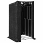 vidaxL Ράφι για καυσόξυλα με κάλυμμα βροχής 100x100x200 εκ.