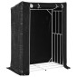 vidaxL Ράφι για καυσόξυλα με κάλυμμα βροχής 150x80x200 εκ.