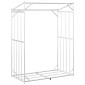 vidaxL Ράφι για καυσόξυλα με κάλυμμα βροχής 150x80x200 εκ.