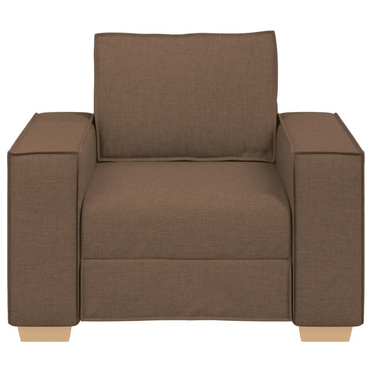 vidaXL Πολυθρόνα-Καναπέ-Καφέ 100x78x84 εκ. από Ύφασμα