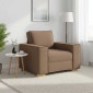 vidaXL Πολυθρόνα-Καναπέ-Καφέ 100x78x84 εκ. από Ύφασμα