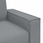 vidaXL Διθέσιος Καναπές Ανοιχτό Γκρι 160x78x84 εκ. από Ύφασμα