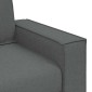 vidaXL Διθέσιος Καναπές Σκούρο Γκρι 160x78x84 εκ. Υφασμάτινος