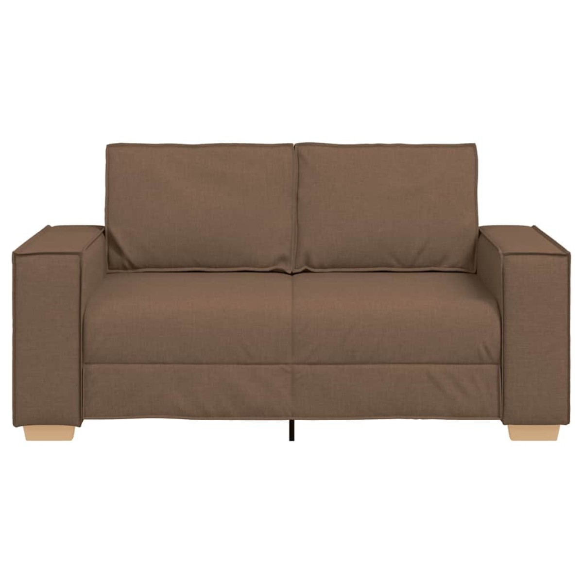 vidaXL Διθέσιος Καναπές Καφέ 160x78x84 εκ. Υφασμάτινος
