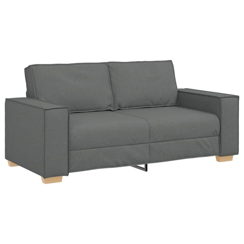 vidaXL Διθέσιος Καναπές Σκούρο Γκρι 180x78x84 εκ. Υφασμάτινος