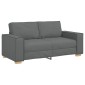vidaXL Διθέσιος Καναπές Σκούρο Γκρι 180x78x84 εκ. Υφασμάτινος