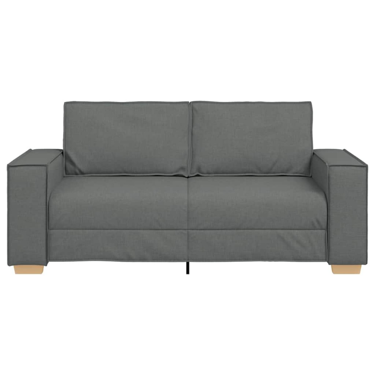 vidaXL Διθέσιος Καναπές Σκούρο Γκρι 180x78x84 εκ. Υφασμάτινος