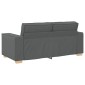 vidaXL Διθέσιος Καναπές Σκούρο Γκρι 180x78x84 εκ. Υφασμάτινος
