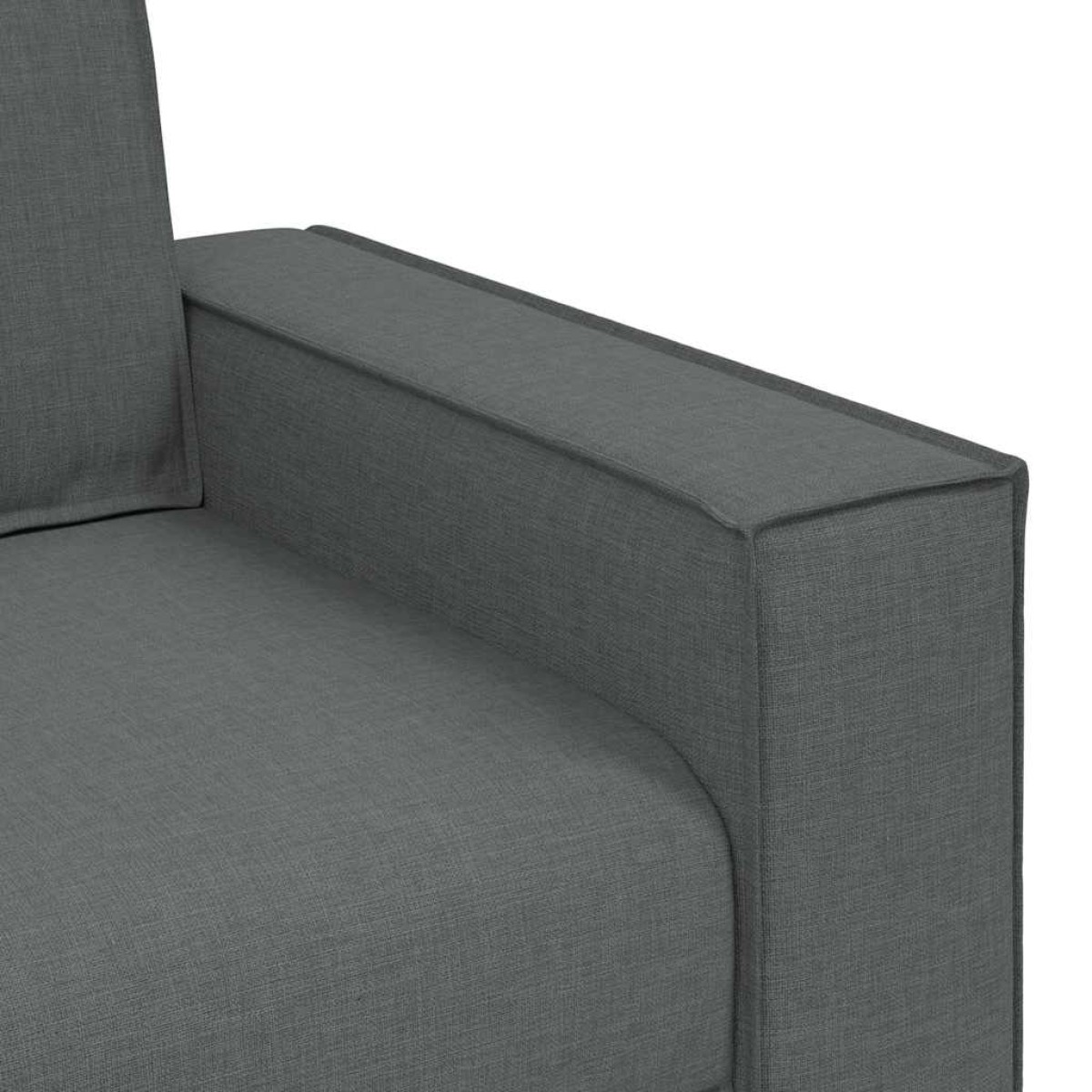 vidaXL Διθέσιος Καναπές Σκούρο Γκρι 180x78x84 εκ. Υφασμάτινος