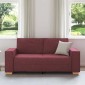 vidaXL Διθέσιος Καναπές Κόκκινος 180x78x84 εκ. από Ύφασμα