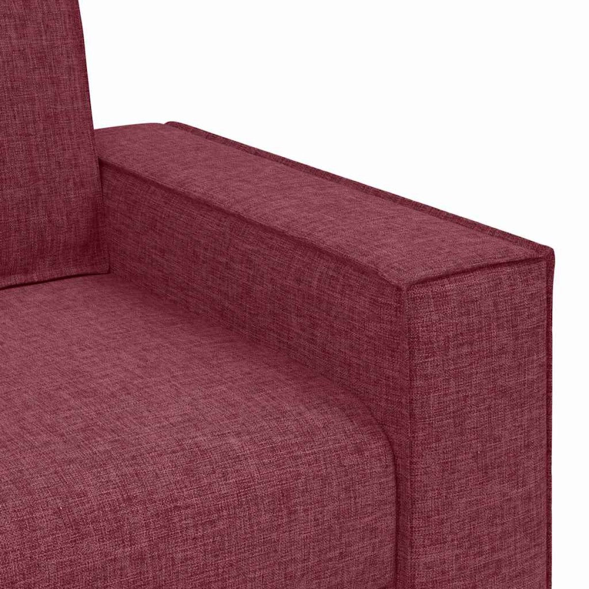 vidaXL Διθέσιος Καναπές Κόκκινος 180x78x84 εκ. από Ύφασμα