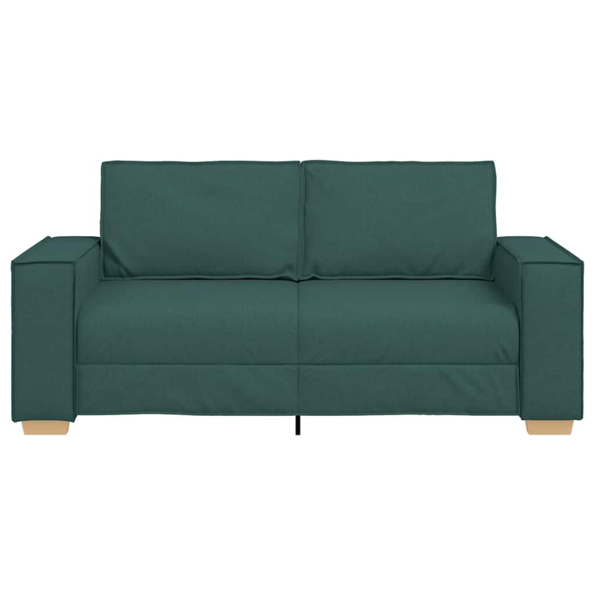 vidaXL Διθέσιος Καναπές Σκούρο Πράσινο 180x78x84 εκ. Ύφασμα