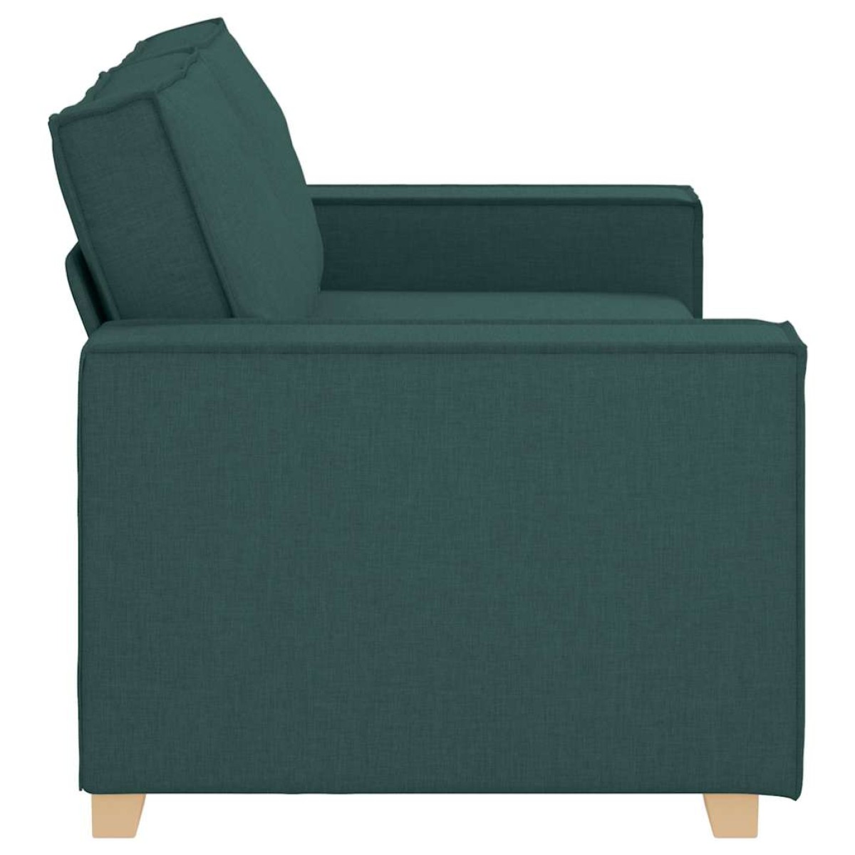 vidaXL Διθέσιος Καναπές Σκούρο Πράσινο 180x78x84 εκ. Ύφασμα