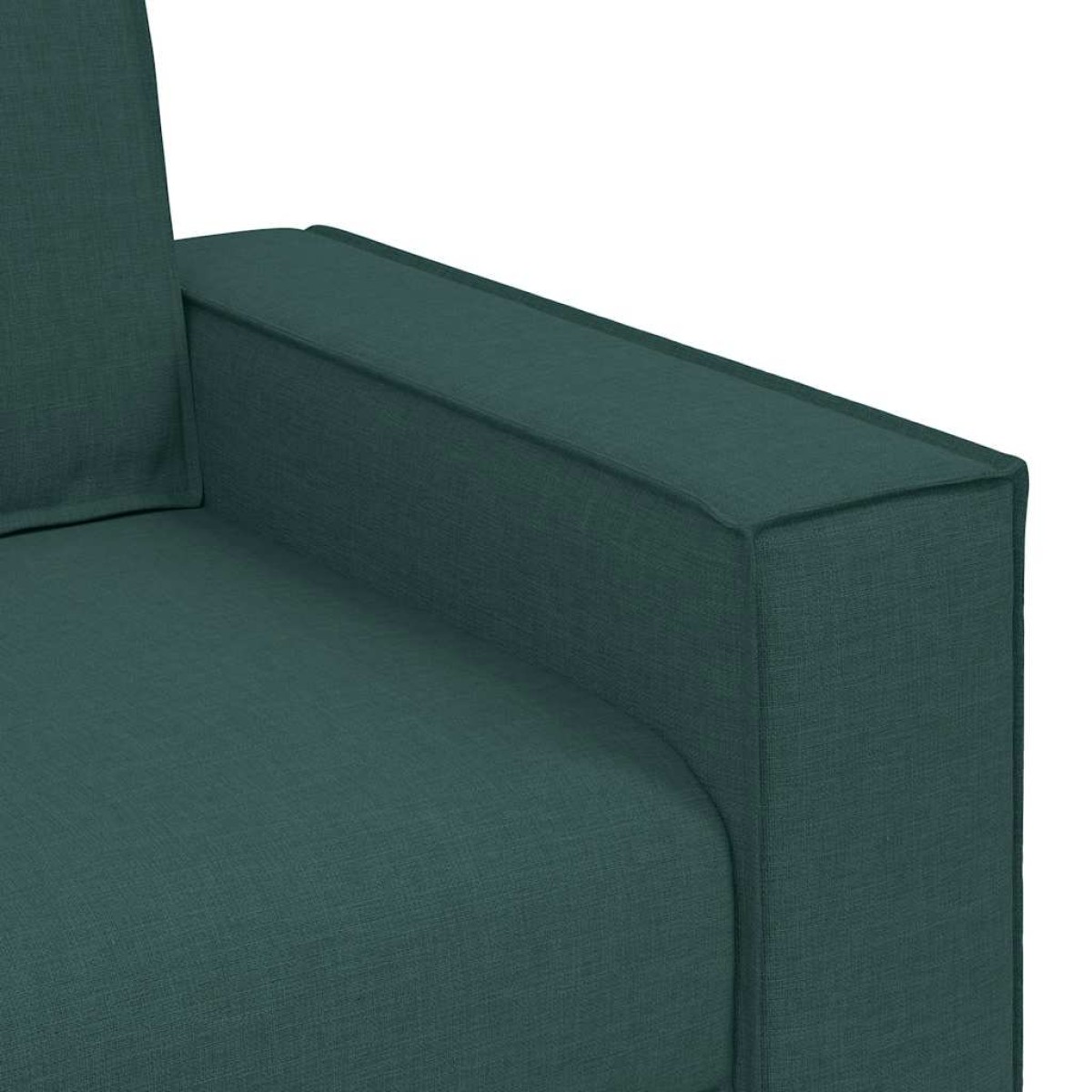 vidaXL Διθέσιος Καναπές Σκούρο Πράσινο 180x78x84 εκ. Ύφασμα