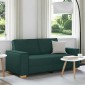 vidaXL Διθέσιος Καναπές Σκούρο Πράσινο 180x78x84 εκ. Ύφασμα
