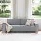 vidaXL Τριθέσιος Καναπές Ανοιχτό Γκρι 220x78x84 εκ. Υφασμάτινος
