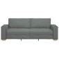 vidaXL Τριθέσιος Καναπές Σκούρο Γκρι 220x78x84 εκ. Υφασμάτινος