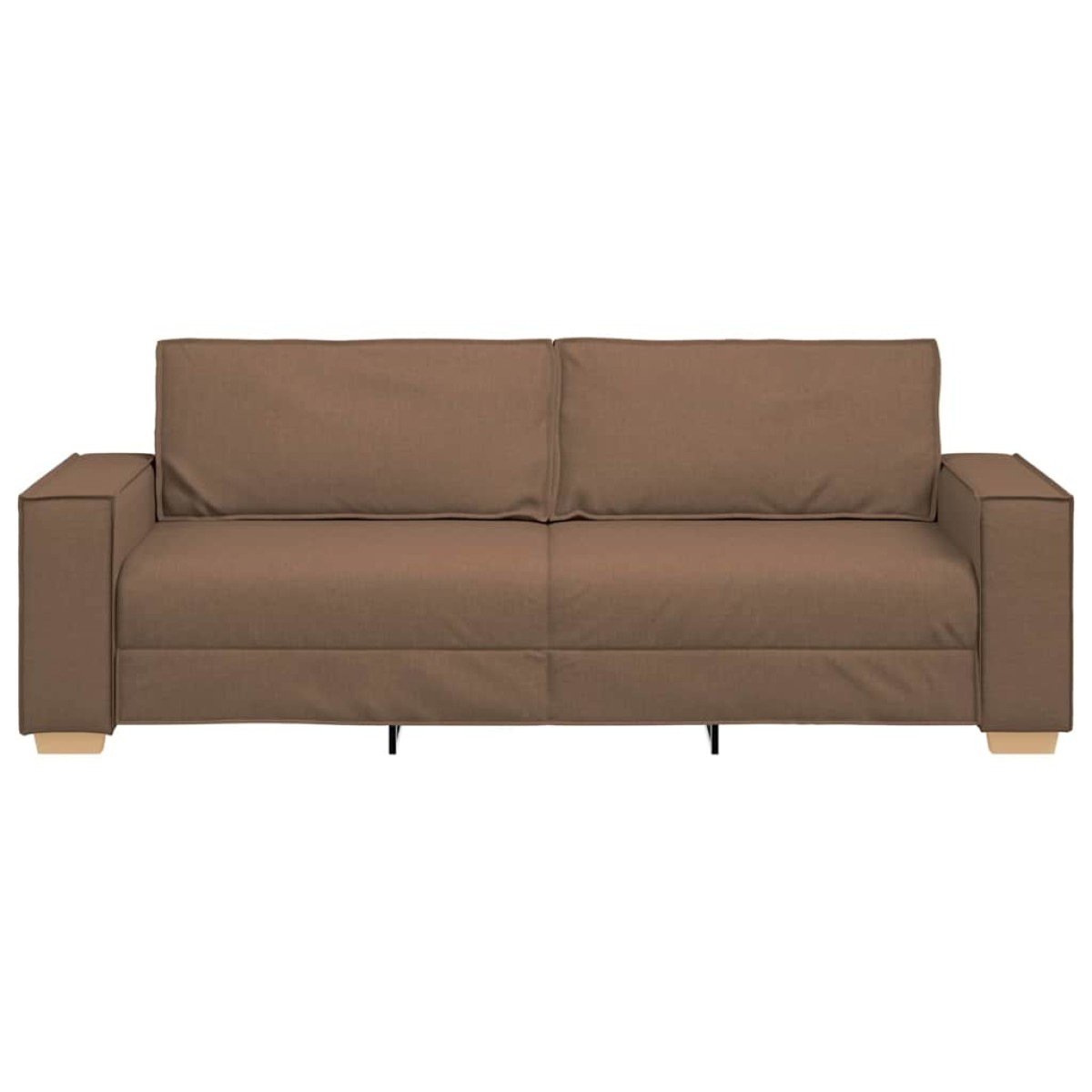 vidaXL 3-Θέσιος καναπές Καφέ 220 cm ύφασμα