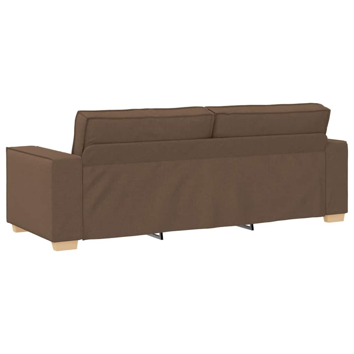 vidaXL 3-Θέσιος καναπές Καφέ 220 cm ύφασμα