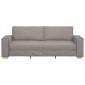 vidaXL 3-Θέσιος καναπές Taupe 220 cm ύφασμα