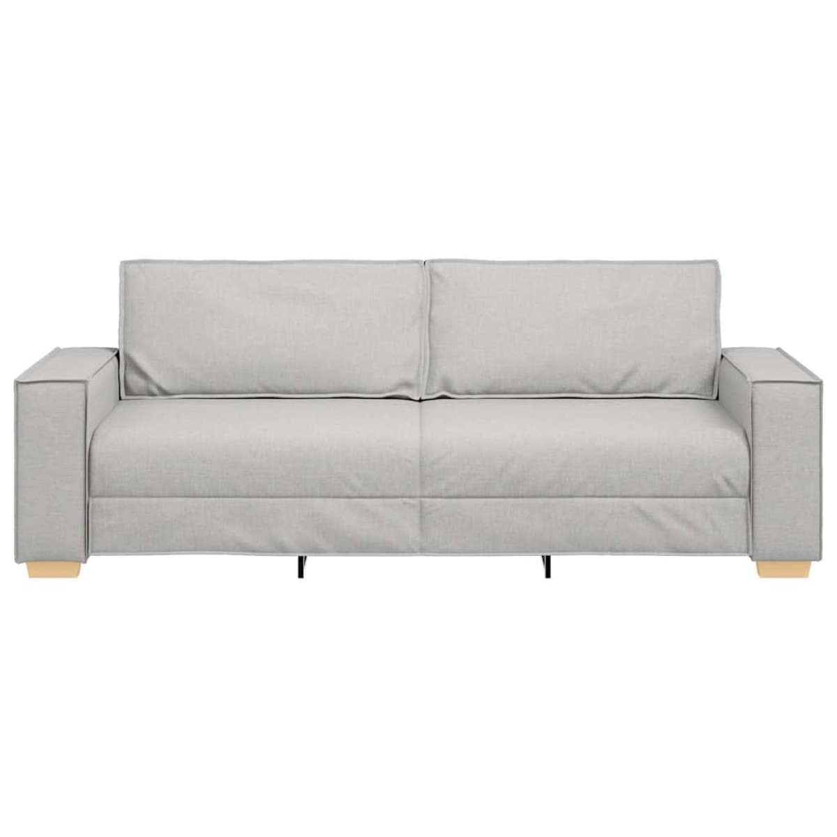 vidaXL Τριθέσιος Καναπές Cloud Γκρι 220x78x84 εκ. Υφασμάτινος