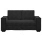 vidaXL Διθέσιος Καναπές Μαύρος Βελούδινος 160x78x84 εκ.