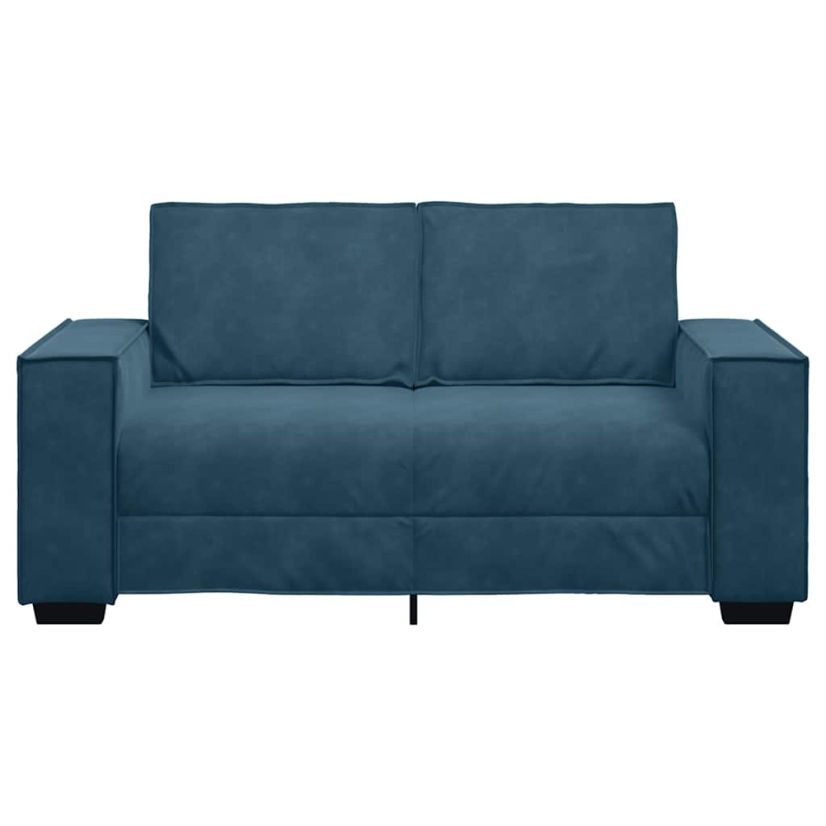 vidaXL Διθέσιος Καναπές Μπλε Βελούδινος 160x78x84 εκ.