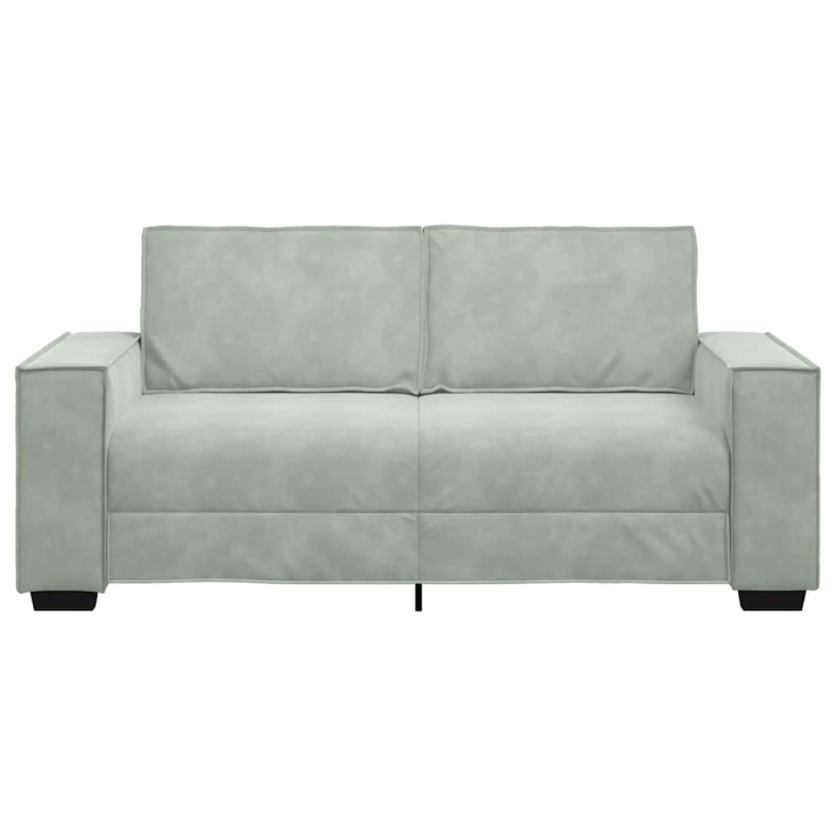 vidaXL Διθέσιος Καναπές Ανοιχτό Γκρι 180x78x84 εκ. Βελούδο