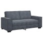 vidaXL Διθέσιος Καναπές Σκούρο Γκρι 180x78x84 εκ. Βελούδο