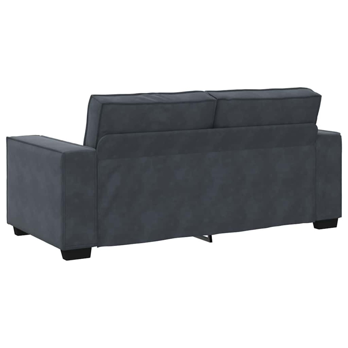 vidaXL Διθέσιος Καναπές Σκούρο Γκρι 180x78x84 εκ. Βελούδο