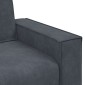 vidaXL Διθέσιος Καναπές Σκούρο Γκρι 180x78x84 εκ. Βελούδο