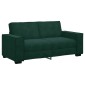 vidaXL Διθέσιος Καναπές Σκούρο Πράσινο 180x78x84 εκ. Βελούδο