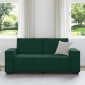 vidaXL Διθέσιος Καναπές Σκούρο Πράσινο 180x78x84 εκ. Βελούδο