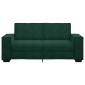 vidaXL Διθέσιος Καναπές Σκούρο Πράσινο 180x78x84 εκ. Βελούδο